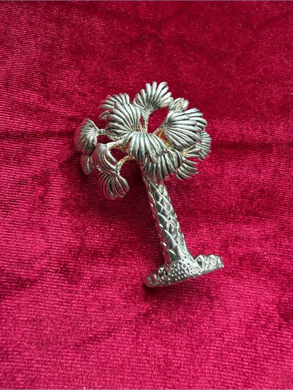 Vintage Palm Tree Brooch